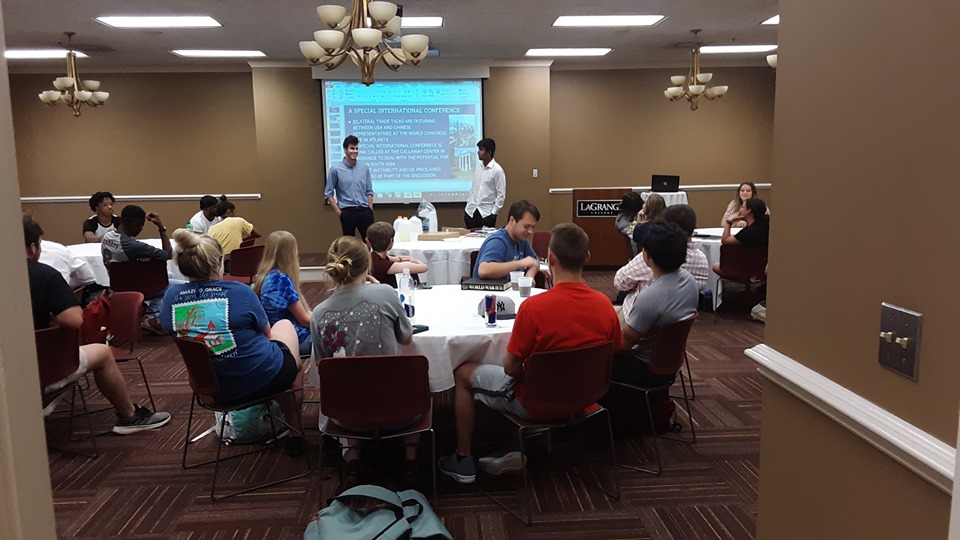 Political Science Students in the Model United Nations