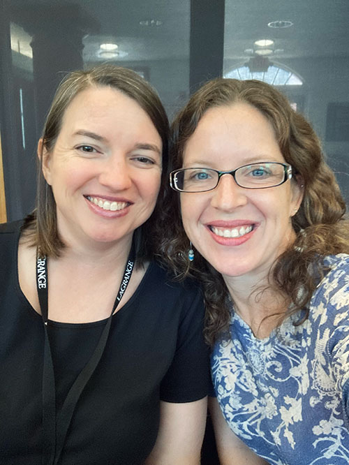 Advising Deans, from left, Dr. Beth McClanahan and Dr. Stacey Ernstberger.